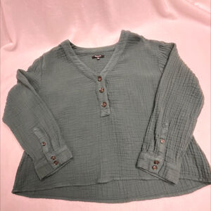 MADEWELL LONG SLEEVE TOP XL